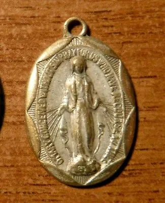 Antique Miraculous Medal #28 • $8.79