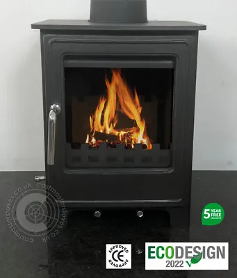 MultiFuel Wood Burning Stove CE ECO DESIGN Log Burner 5Kw & 8Kw Available • £349