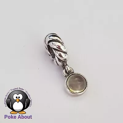 $35 • Buy Pandora Green Lemon Quartz Hanging Passionately Twist Charm 790435 Authentic Ale