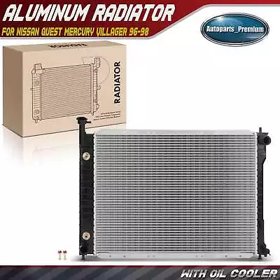 Radiator W/ Transmission Oil Cooler For Nissan Quest Mercury Villager 1996-1998 • $109.99