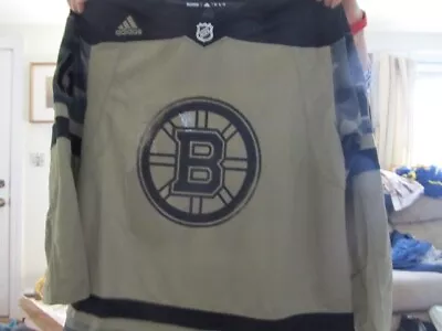 Boston Bruins Krejci Adidas Military Salute NHL Hockey Authentic Jersey Size 54 • $29.99