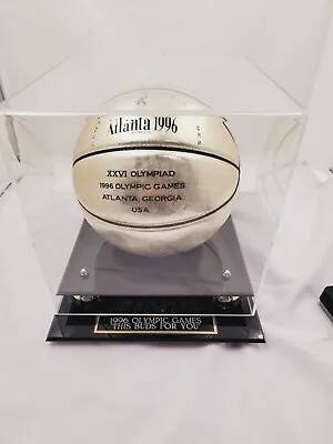  1996 Atlanta Olympic Games Basketball With Acrylic Case • $69.99