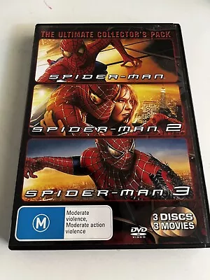 Spiderman Movie Trilogy (Ultimate Collectors Pack DVD 2007) Free Postage  • $7.75