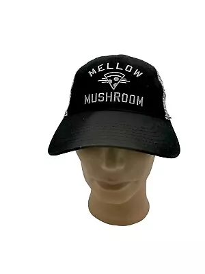 Mellow Mushroom Pizza Black Trucker Mesh Hat Baseball Cap • $12.74