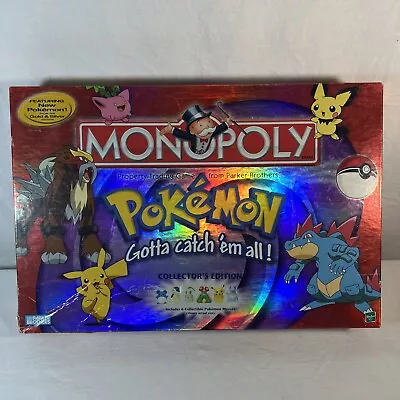 2001 Monopoly Pokemon Collector's Edition Game Hasbro - Missing 1 Mover • $49.99