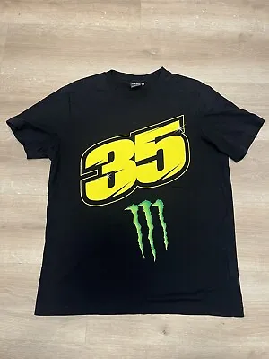 Monster Cal Crutchlow T-Shirt- Moto GP / British Superbikes -Black - Size XL • £9.99