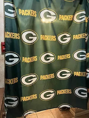 Green Bay Packers Shower Curtain NFL Logo Standard Bathroom Size  • $18