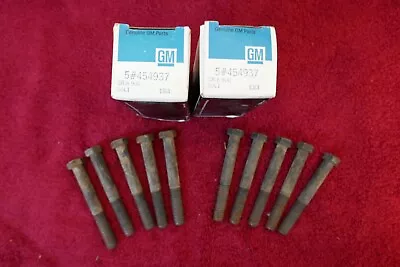 C3 1975-77 Corvette Nos/new Gm Trailing Arm To Rear End Cover Bolts (10) 454937 • $35