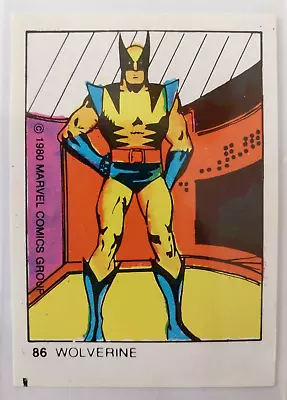 1980 Marvel Superheroes Wolverine True Rookie Card RC Argentina Variant #86  • £400.95