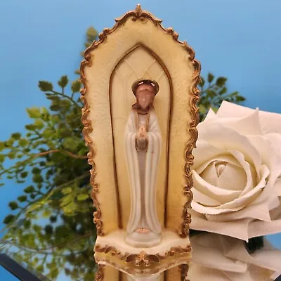 Vintage Virgin Mary Madonna Figurine Plastic 5  Blessed Mother Catholic Statue • $21.21