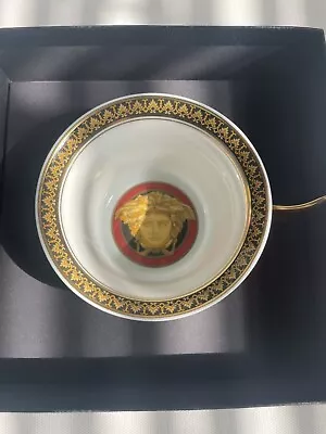 Versace Rosenthal Medusa Red 25th Anniversary Coffee Cup And Saucer • $170