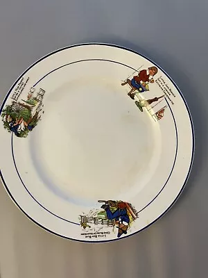 Elpco China Saucer 3 Different Nursery Rhymes ( Boy Blue Jack Horner Miss Muff • $14