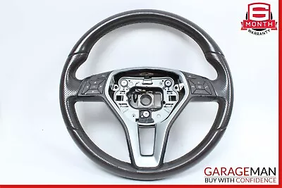 12-18 Mercedes W204 C250 C300 C350 AMG Sport Steering Wheel Flat Bottom OEM • $165