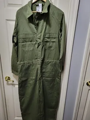 USAF USMC OD Green Coveralls 8405-01-462-4439 Pockets Size 46L • $30