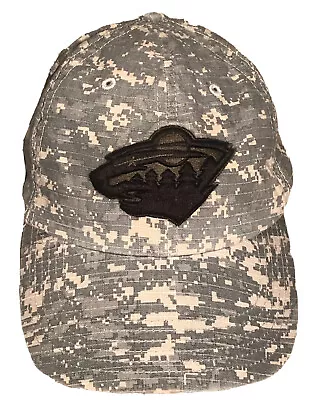 47’ Brand Minnesota Wild Hockey NHL Camo Hat Strapback OHT Logo Cap • $20