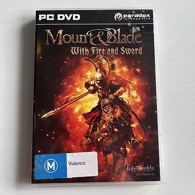 Mount & Blade With Fire And Sword - PC Game - Free Postage - No Manual • $12.15