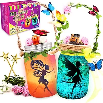 Fairy Lantern Craft Kit - Gift For Kids Ages 6+ - Remote Control Mason • £28.99