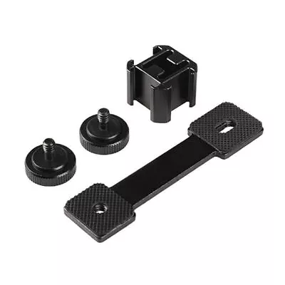 Triple Hot Shoe Mount Bracket For DJI OSMO Mobile 2 Zhiyun Smooth 4 Feiyu Vimble • $14.33