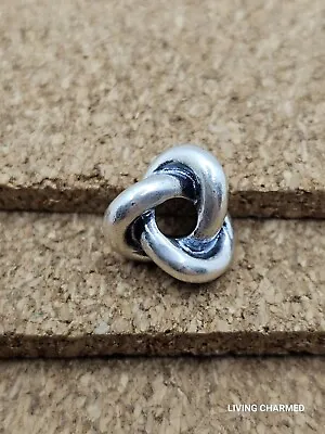 Authentic Trollbeads Trefoil Knot Sterling Silver Charm Bead 925 LAA • $25