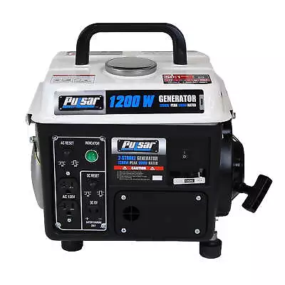 PG1202SA 1200 Peak Watt 900 Running Watt Portable 2-Cycle Gas Powered Generator • $223.50