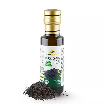 Biopurus Certified Organic Cold Pressed Black Cumin / Black Seed Oil EG 100ml • £13.10