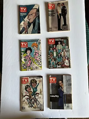 Tv Guide Year 1977  ( No Labels )   (Lot Of 6) • $8.50