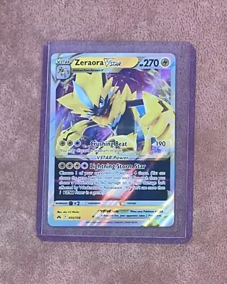 Pokémon TCG Zeraora Vstar Crown Zenith 055/159 Holo Ultra Rare • $6