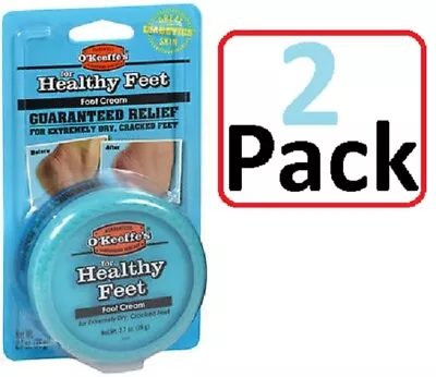 O'Keeffe's Healthy Feet FOOT CREAM 2.7oz Tub ( 2 Pack ) • $17.49