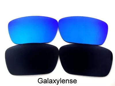 Galaxy Replacement Lenses For Oakley Fuel Cell  Black&Blue Color Polarized 2Pair • $11.68