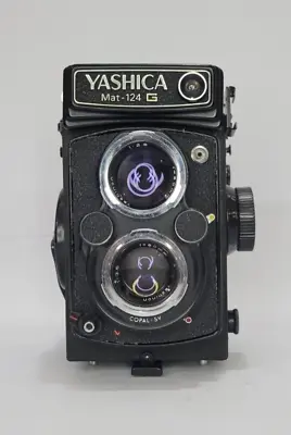 Yashica Mat 124G 6x6 TLR 120mm Film Camera W/ Yashinon 80mm F3.5 Excellent UK • £249.99