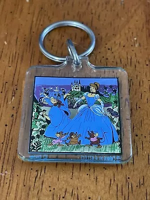 Vintage Disney’s Cinderella Acrylic Keychain • $8.99