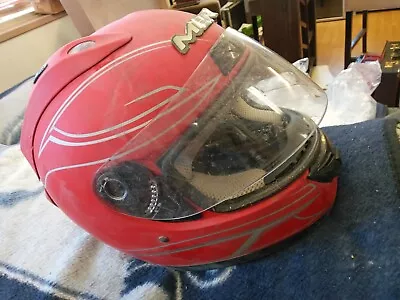 M2R Full Face Motorcycle Helmet. • $45