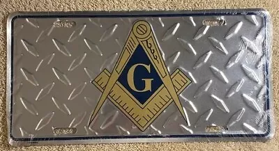 Mason Freemasonry Booster License Plate Lodge Master Masonic Order Member • $29.99