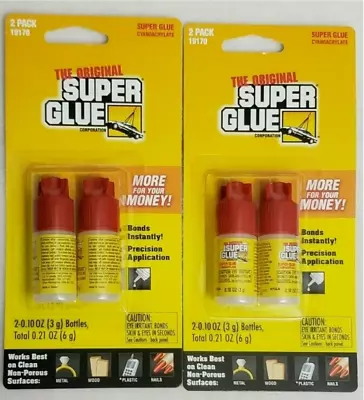 NEW! Lot Of 2x MULTI USE SUPER GLUE The Original 2 Pack - USA Seller 4x Units: • $12.99