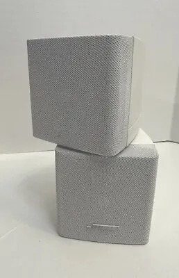 Bose Lifestyle Acoustimass Double Cube Swivel White Speaker Free Shipping • $27.49
