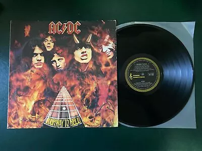 AC/DC Highway To Hell Aussie 1981 Black Label 2nd Press Vinyl LP Record VGC+ • $219