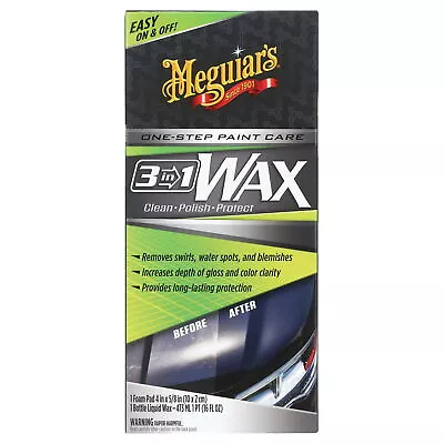 Meguiar's 3-in-1 Wax G191016 16 Oz • $18.36