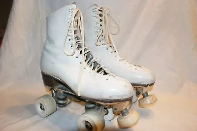 Vintage Riedell Roller Skates Woman’s 6.5 Shure Grip Wheels Century Plates • $100