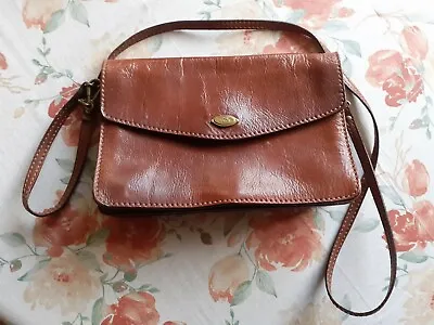 £39.99 • Buy The Bridge Brown Leather Shoulder/Hand/Wrist Bag