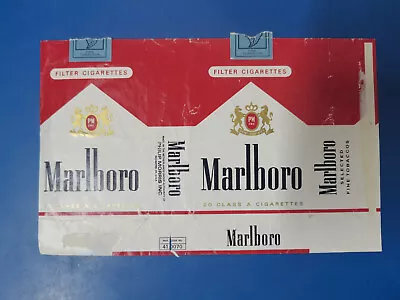 Opened Empty Cigarette Soft Pack--84 Mm-Holland-Marlboro • $1.50