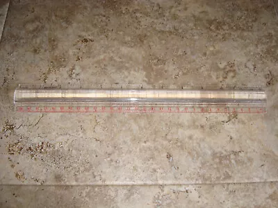 Westcott 12  Magnifying Ruler Standard/Metric Plastic Clear • $7.99