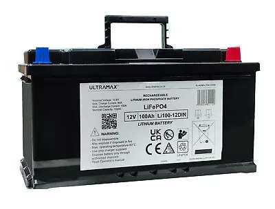 Yuasa NP100-12 NP 100-12 12V 100Ah UPS Replacement Ultramax LITHIUM Battery • £431.09