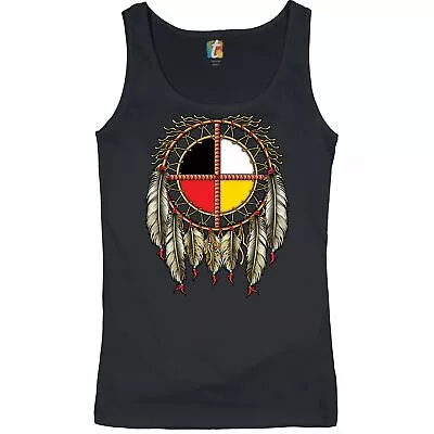 The Medicine Wheel Dreamcatcher Women's Tank Top Native American Symbol • $17.95