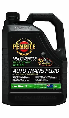 $62.95 • Buy Penrite ATF FS Multi Vehicle Automatic Transmission Fluid 4L