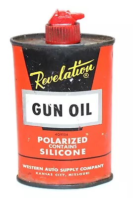 Vintage Revelation Gun Oil Can 3 OZ Empty Can • $15