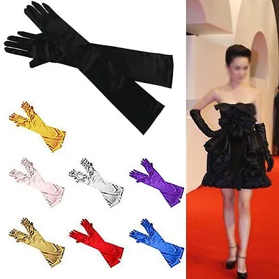 £5.49 • Buy Ladies Evening Prom Wedding Flapper 20s Fancy Dress Xmas Opera Burlesque Gloves