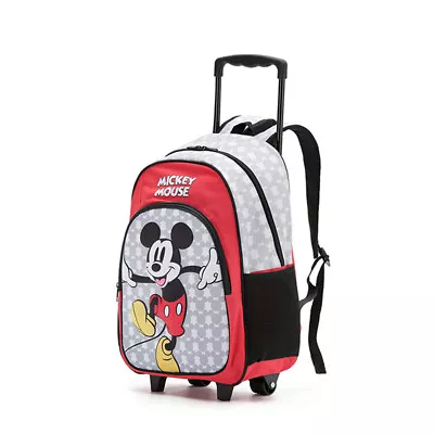 DIsney Mickey Mouse 17  Eva Kids/Childrens 4-Wheeled Travel Trolley Backpack • $49.95