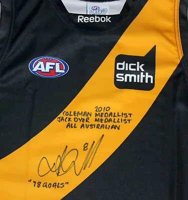 $595 • Buy Richmond Tigers - Jack Riewoldt Signed And Inscribed Reebok Guernsey 