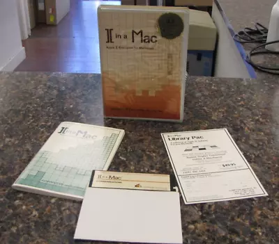 Vintage Apple II In A Mac Emulation For Macintosh Software Disk V 2.5 & Guide • $29.99