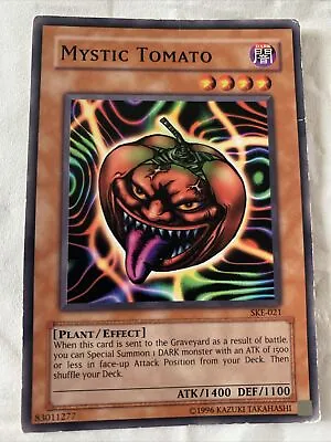 Yugioh Card - Mystic Tomato - SKE-021 Played • £0.99
